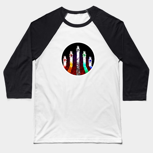 spaceship_1 Baseball T-Shirt by CaptainNuts